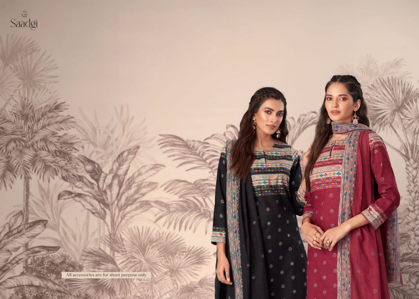 Gulshan By Saadgi Printed Cotton Dress Material Catalog